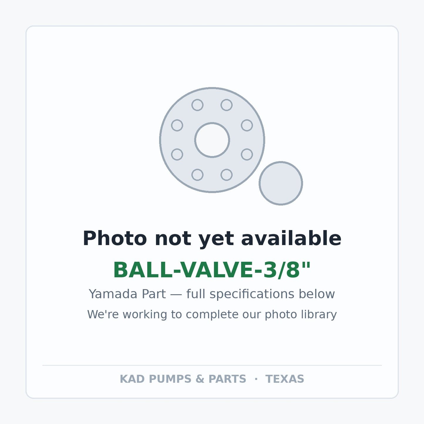 KAD placeholder — BALL-VALVE-3/8"