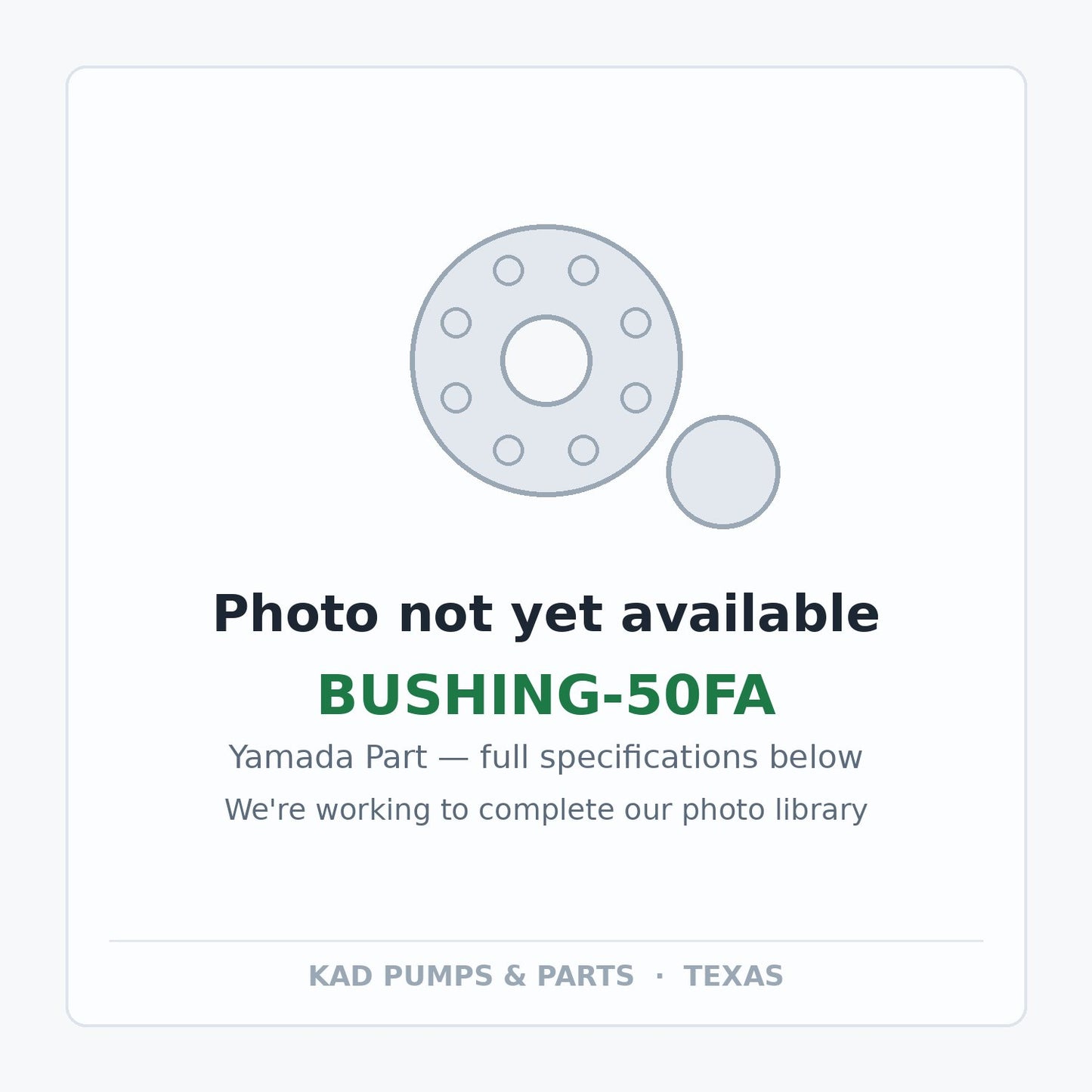 KAD placeholder — BUSHING-50FA