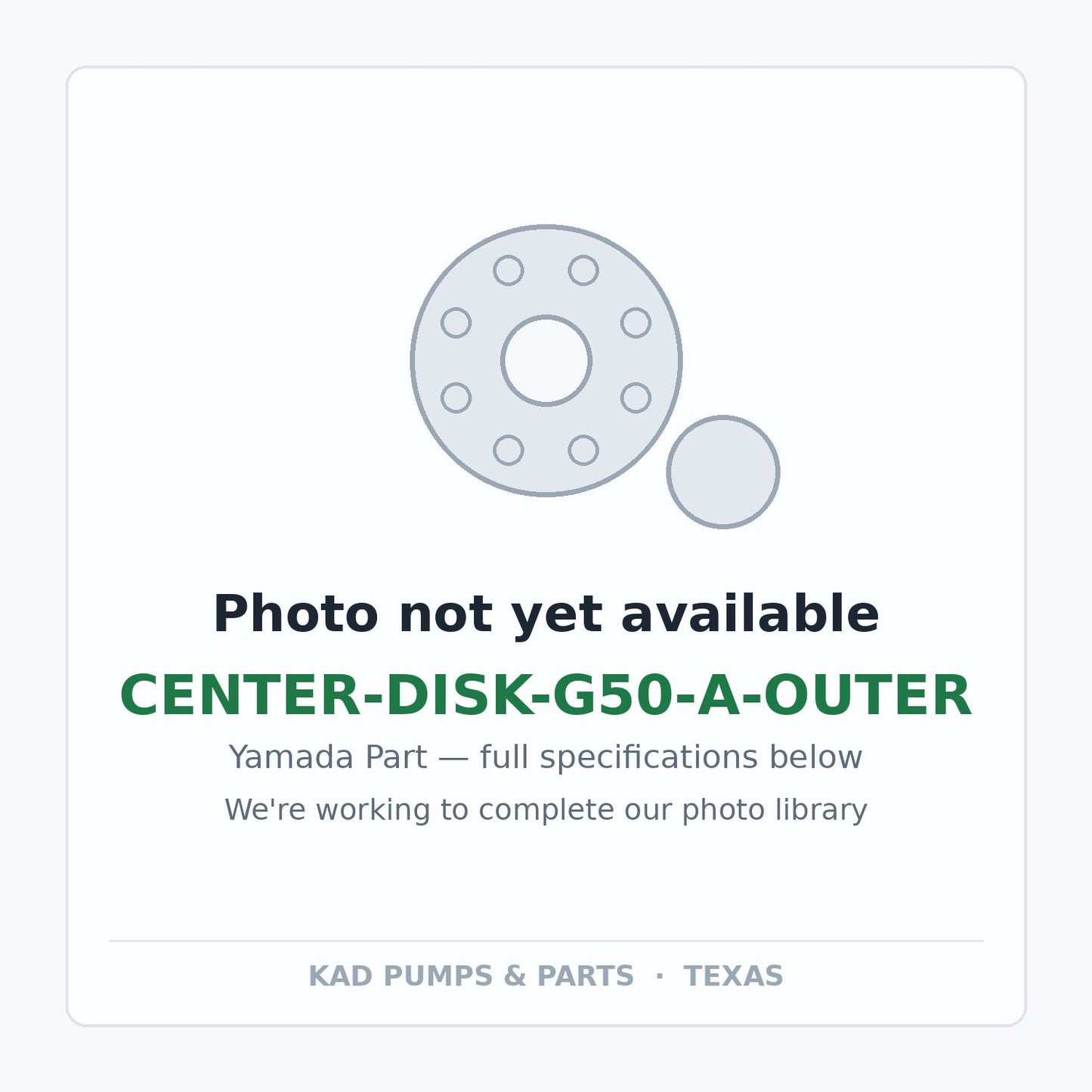 KAD placeholder — CENTER-DISK-G50-A-OUTER
