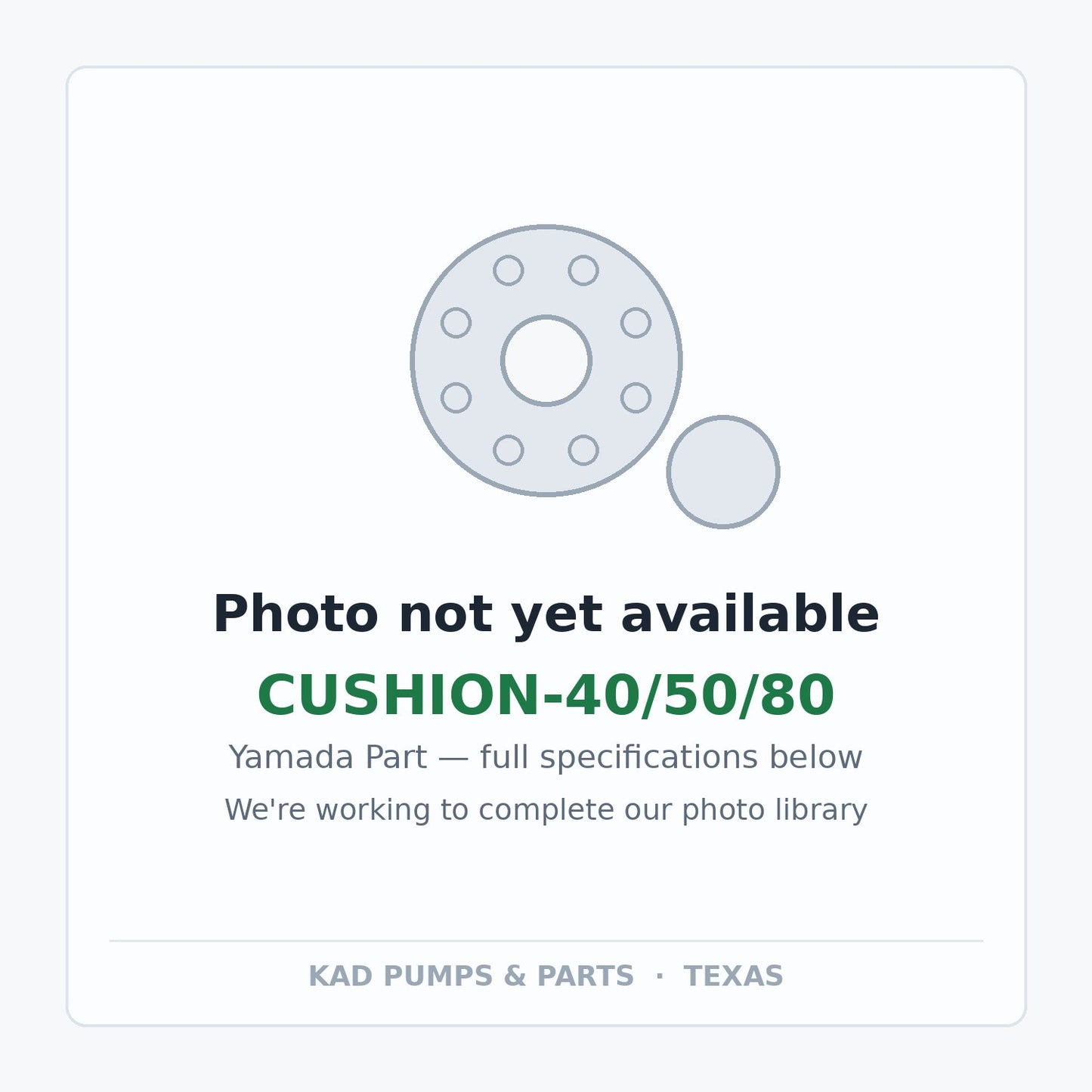 KAD placeholder — CUSHION-40/50/80