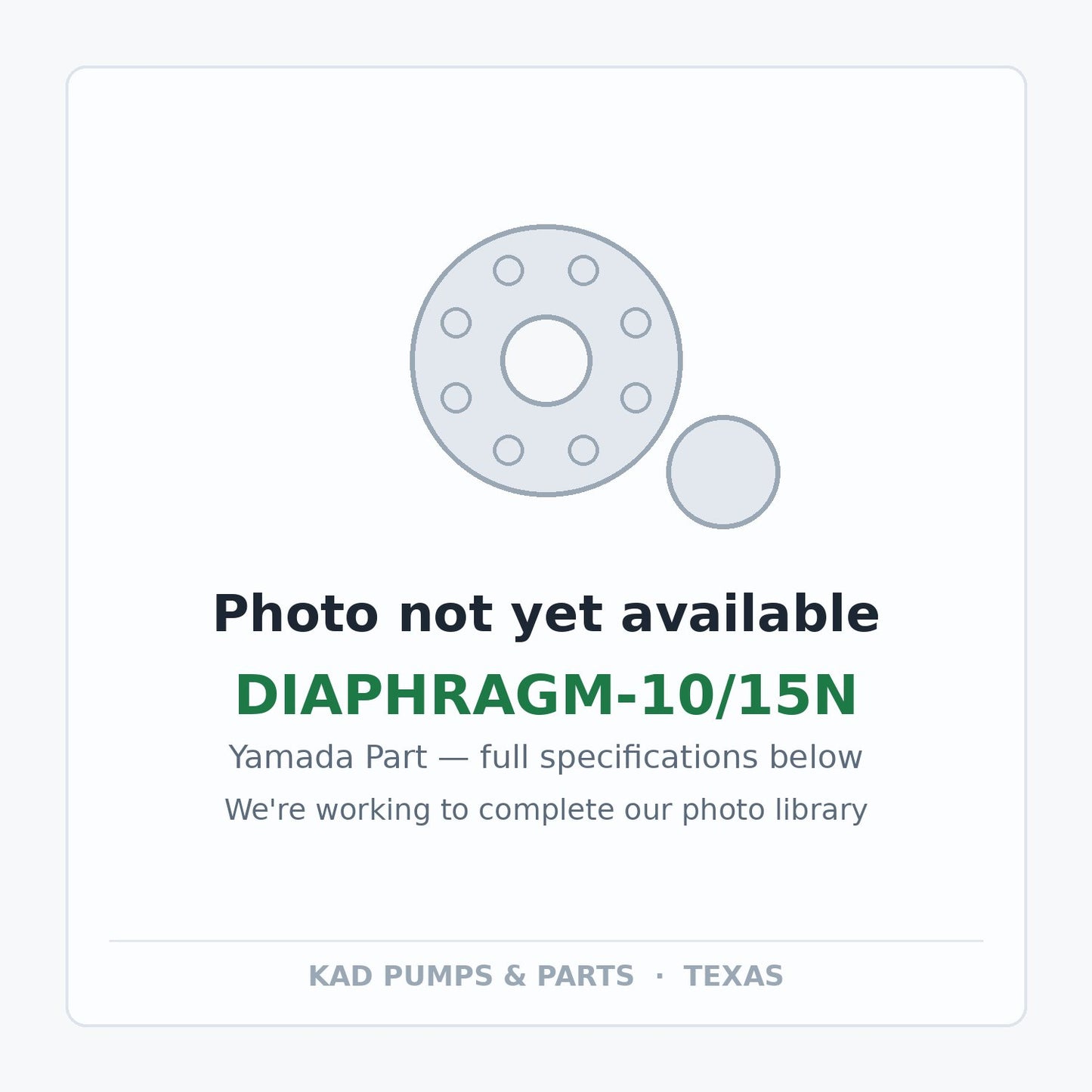 KAD placeholder — DIAPHRAGM-10/15N