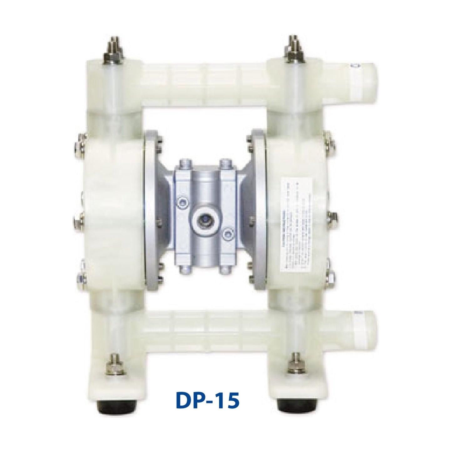 Yamada DP-15BPT — 1/2" Polypropylene Diaphragm Pump, PTFE Diaphragm