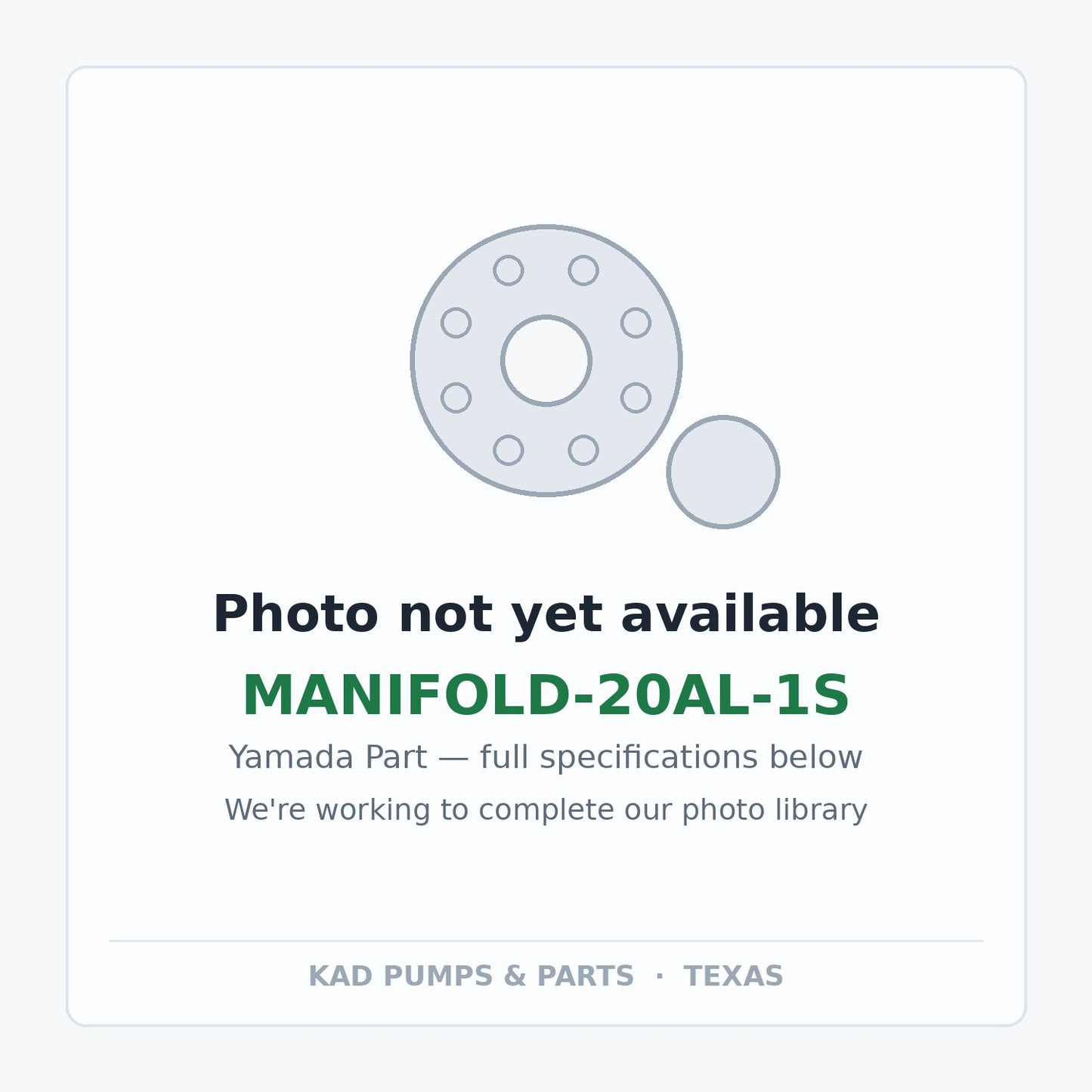 KAD placeholder — MANIFOLD-20AL-1S