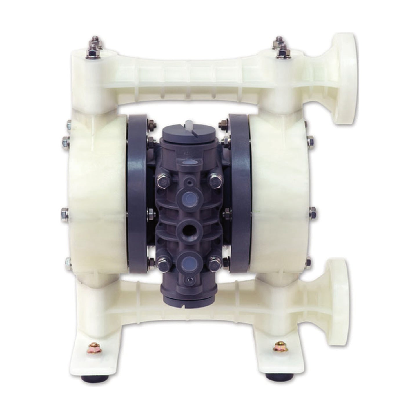 Yamada NDP-25BPE-PP-FLANGE — 1" Polypropylene Diaphragm Pump, EPDM Diaphragm