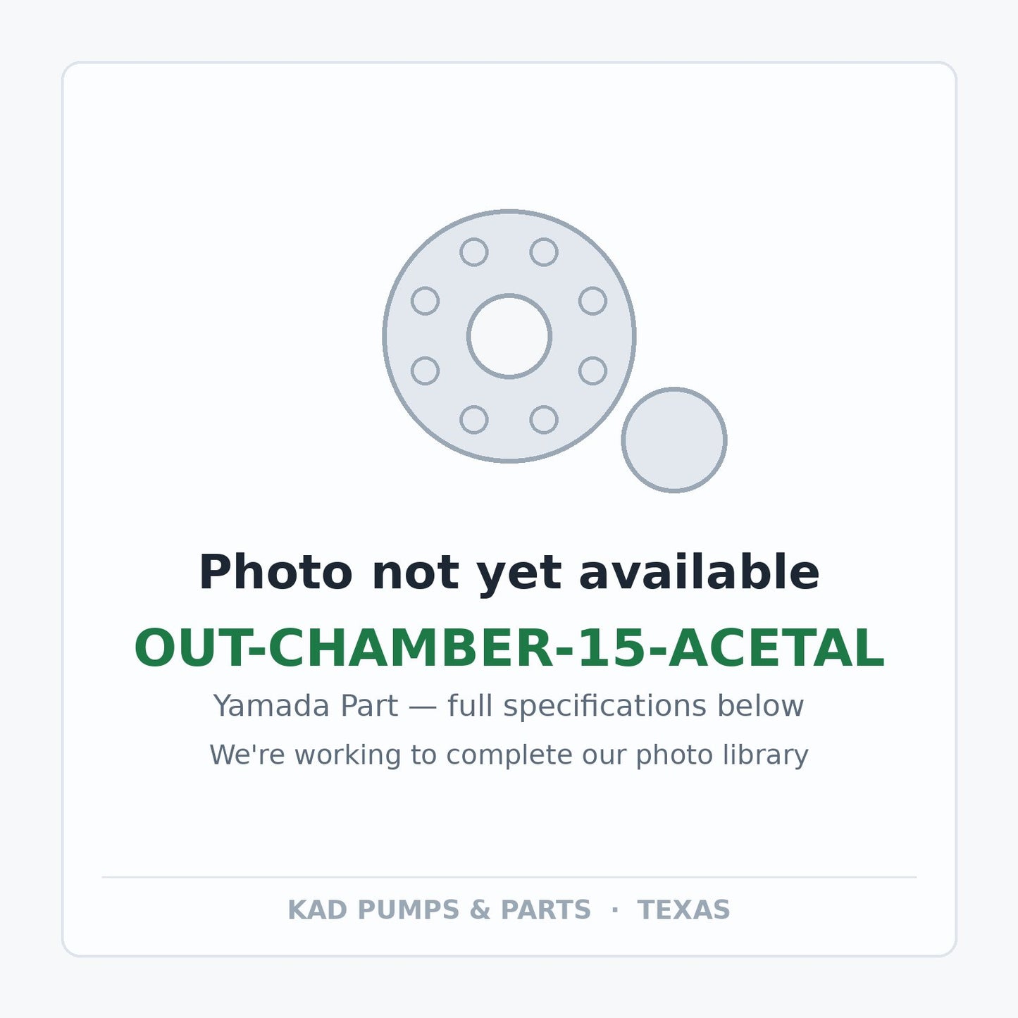KAD placeholder — OUT-CHAMBER-15-ACETAL