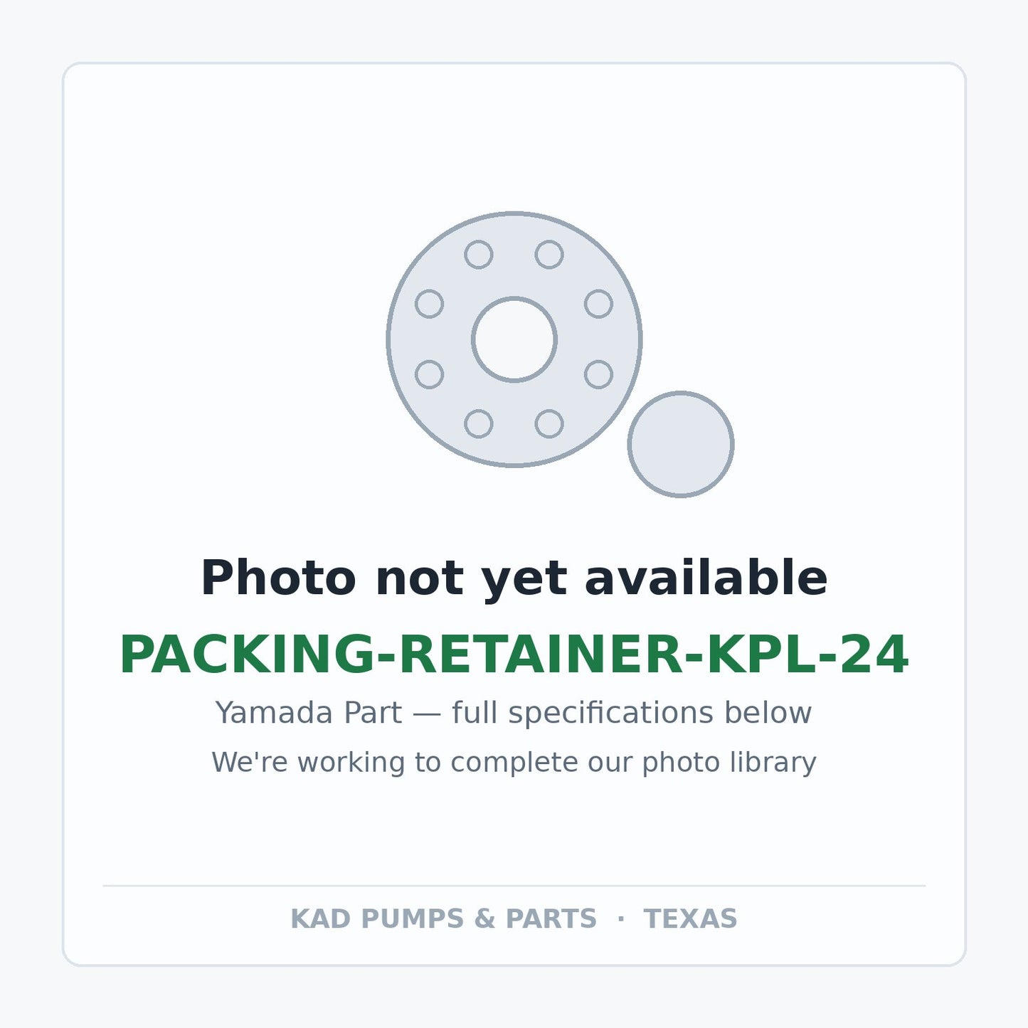 KAD placeholder — PACKING-RETAINER-KPL-24