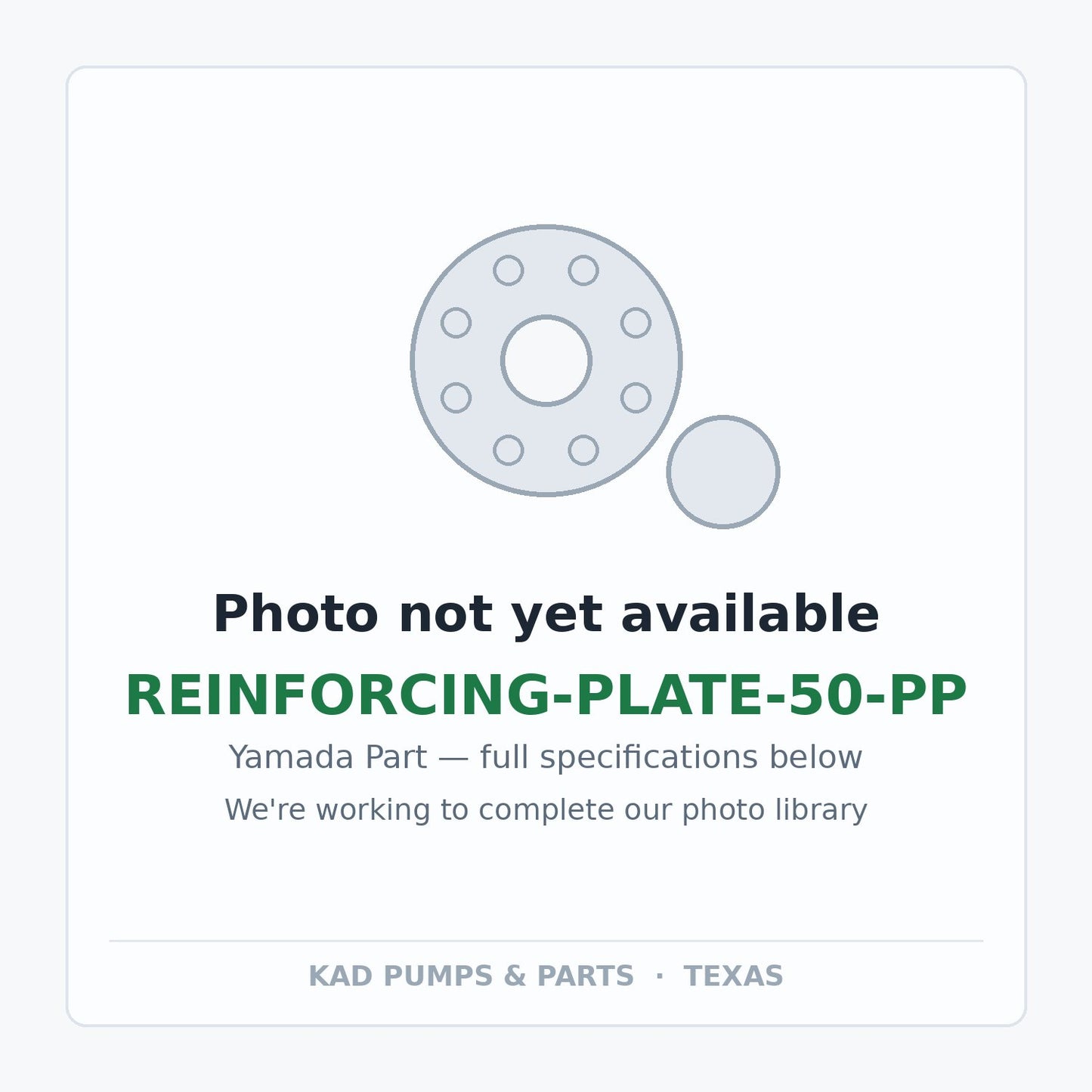 KAD placeholder — REINFORCING-PLATE-50-PP
