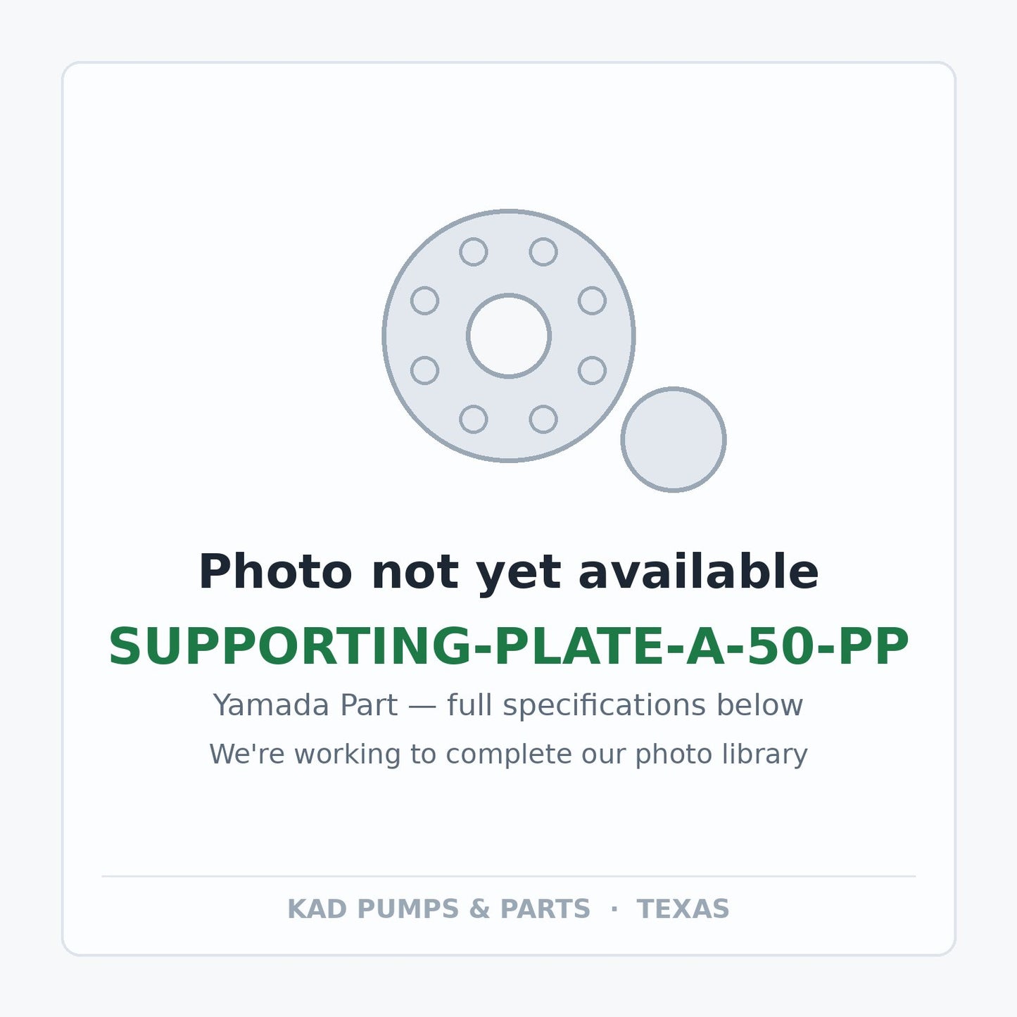 KAD placeholder — SUPPORTING-PLATE-A-50-PP
