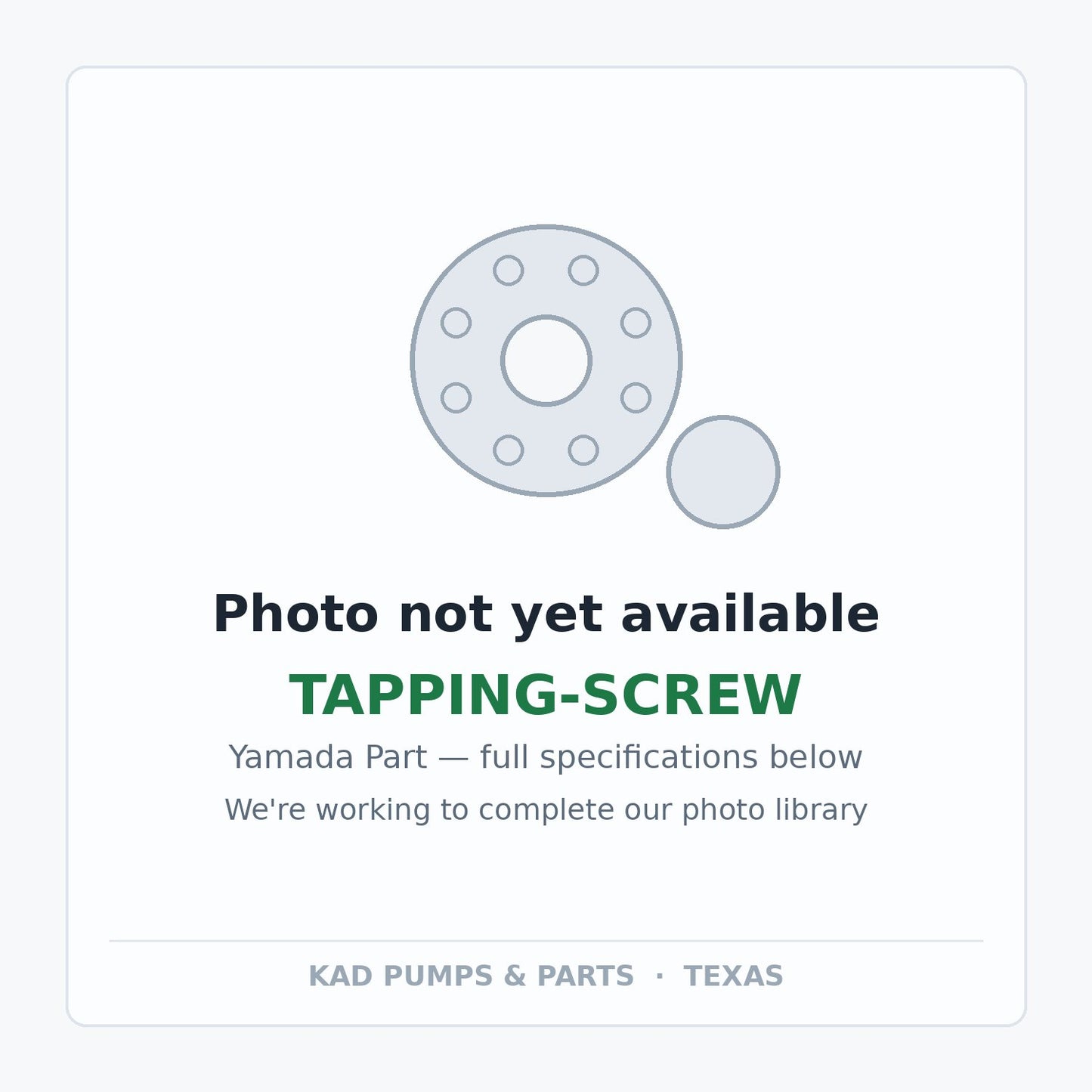 KAD placeholder — TAPPING-SCREW