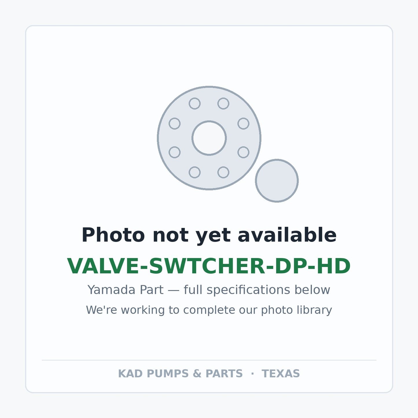 KAD placeholder — VALVE-SWTCHER-DP-HD