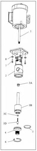 Hayward 16FA04623 Retainer