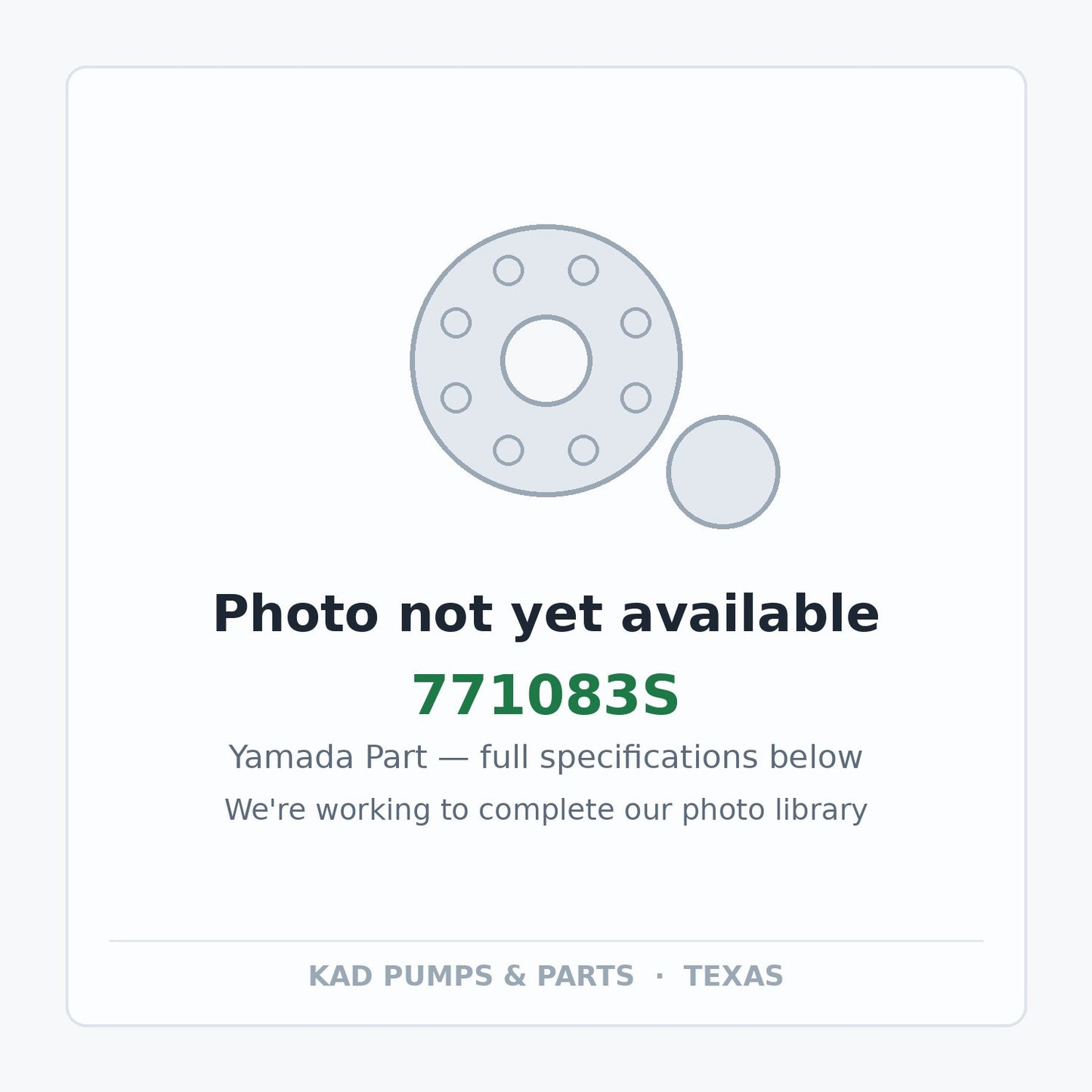 KAD placeholder — 771083S