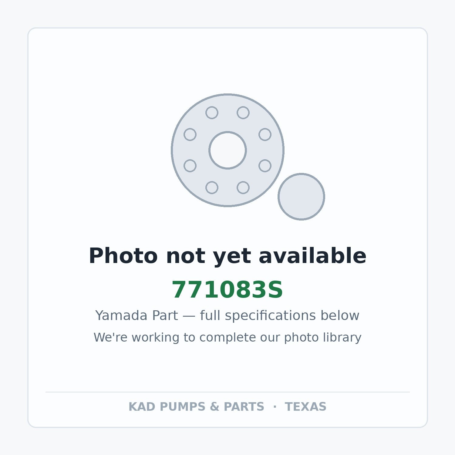 KAD placeholder — 771083S