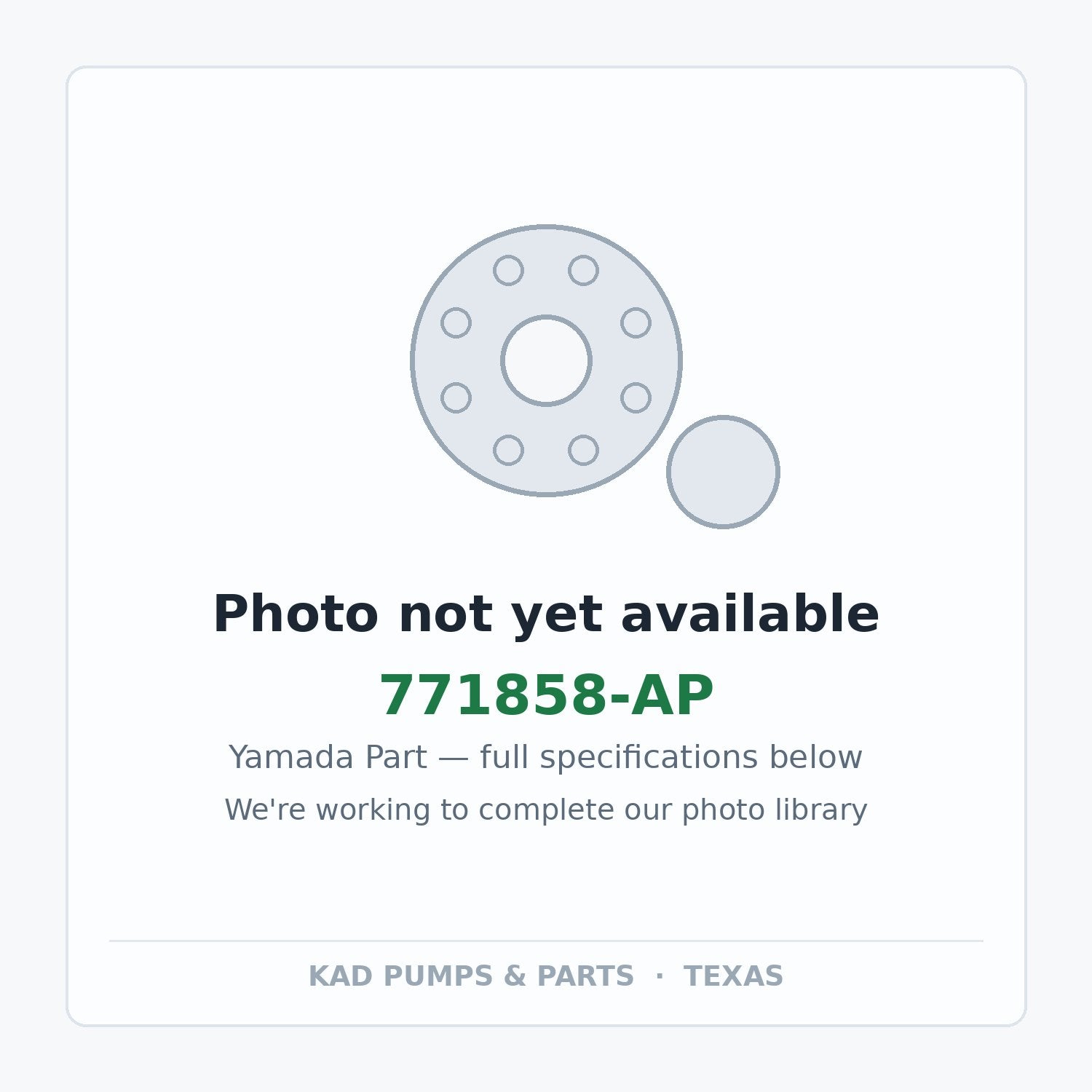 KAD placeholder — 771858-AP