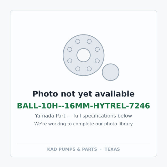 KAD placeholder — BALL-10H--16MM-HYTREL-7246