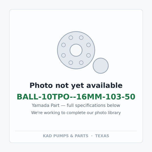 KAD placeholder — BALL-10TPO--16MM-103-50