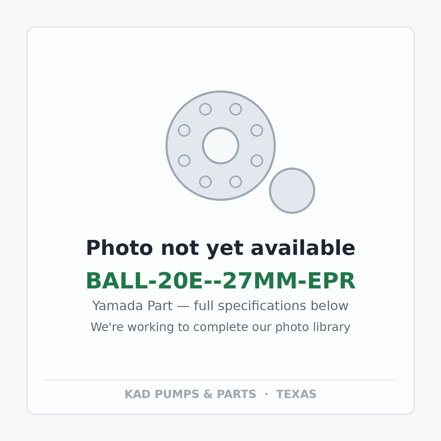 KAD placeholder — BALL-20E--27MM-EPR