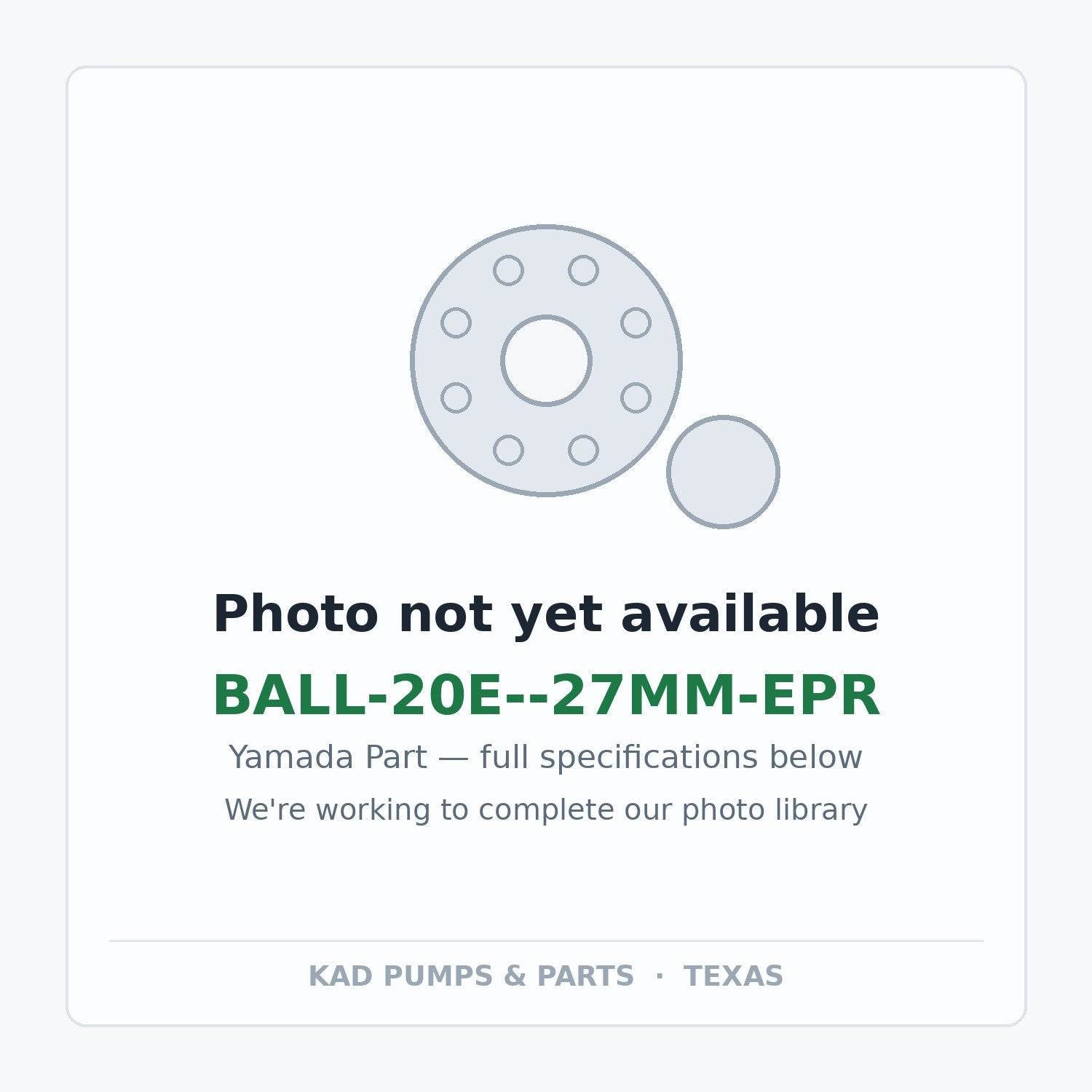 KAD placeholder — BALL-20E--27MM-EPR