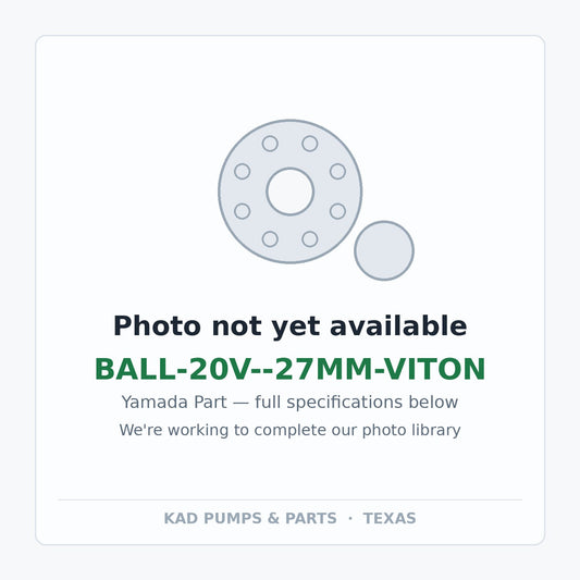 KAD placeholder — BALL-20V--27MM-VITON