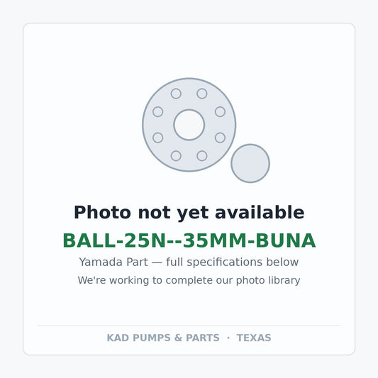 KAD placeholder — BALL-25N--35MM-BUNA