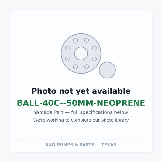 KAD placeholder — BALL-40C--50MM-NEOPRENE