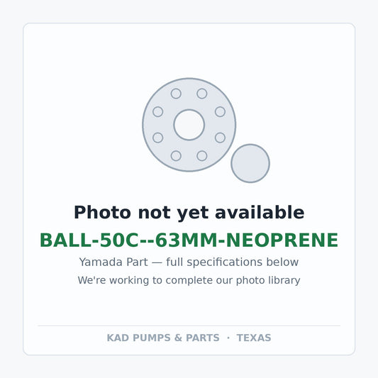 KAD placeholder — BALL-50C--63MM-NEOPRENE