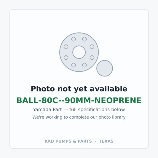 KAD placeholder — BALL-80C--90MM-NEOPRENE