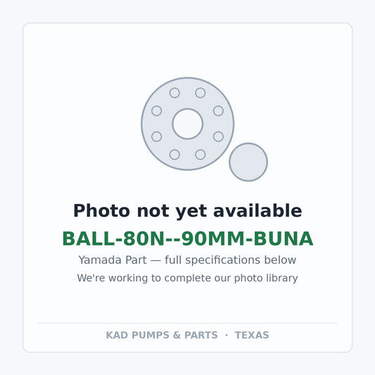KAD placeholder — BALL-80N--90MM-BUNA