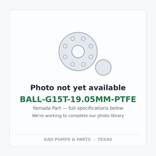 KAD placeholder — BALL-G15T-19.05MM-PTFE