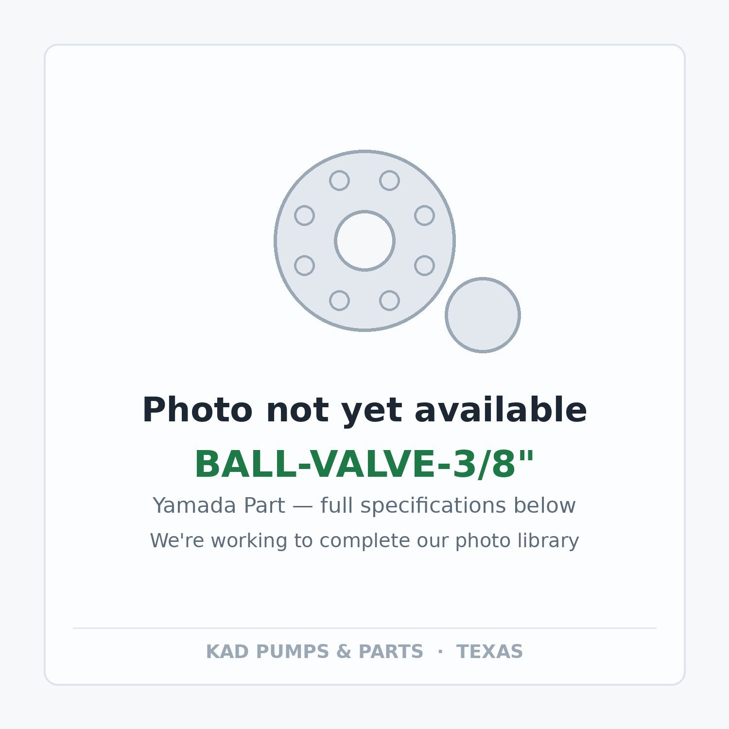KAD placeholder — BALL-VALVE-3/8"