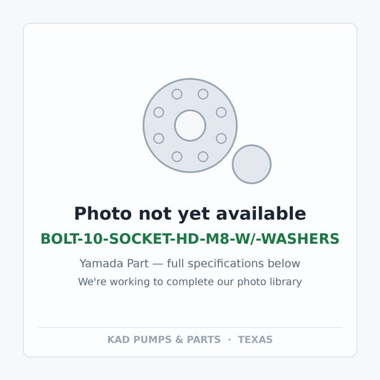 KAD placeholder — BOLT-10-SOCKET-HD-M8-W/-WASHERS