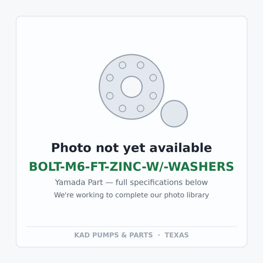 KAD placeholder — BOLT-M6-FT-ZINC-W/-WASHERS
