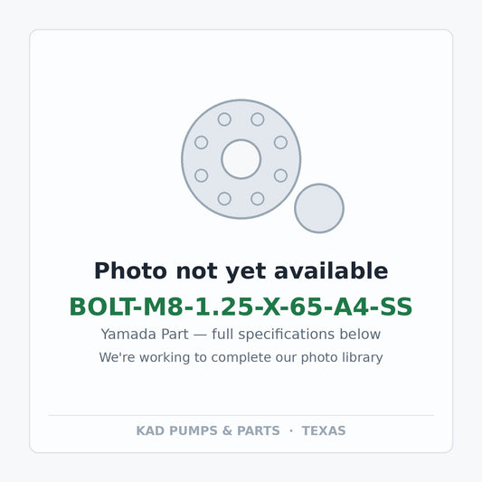 KAD placeholder — BOLT-M8-1.25-X-65-A4-SS