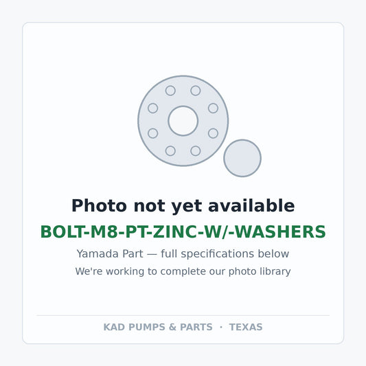 KAD placeholder — BOLT-M8-PT-ZINC-W/-WASHERS