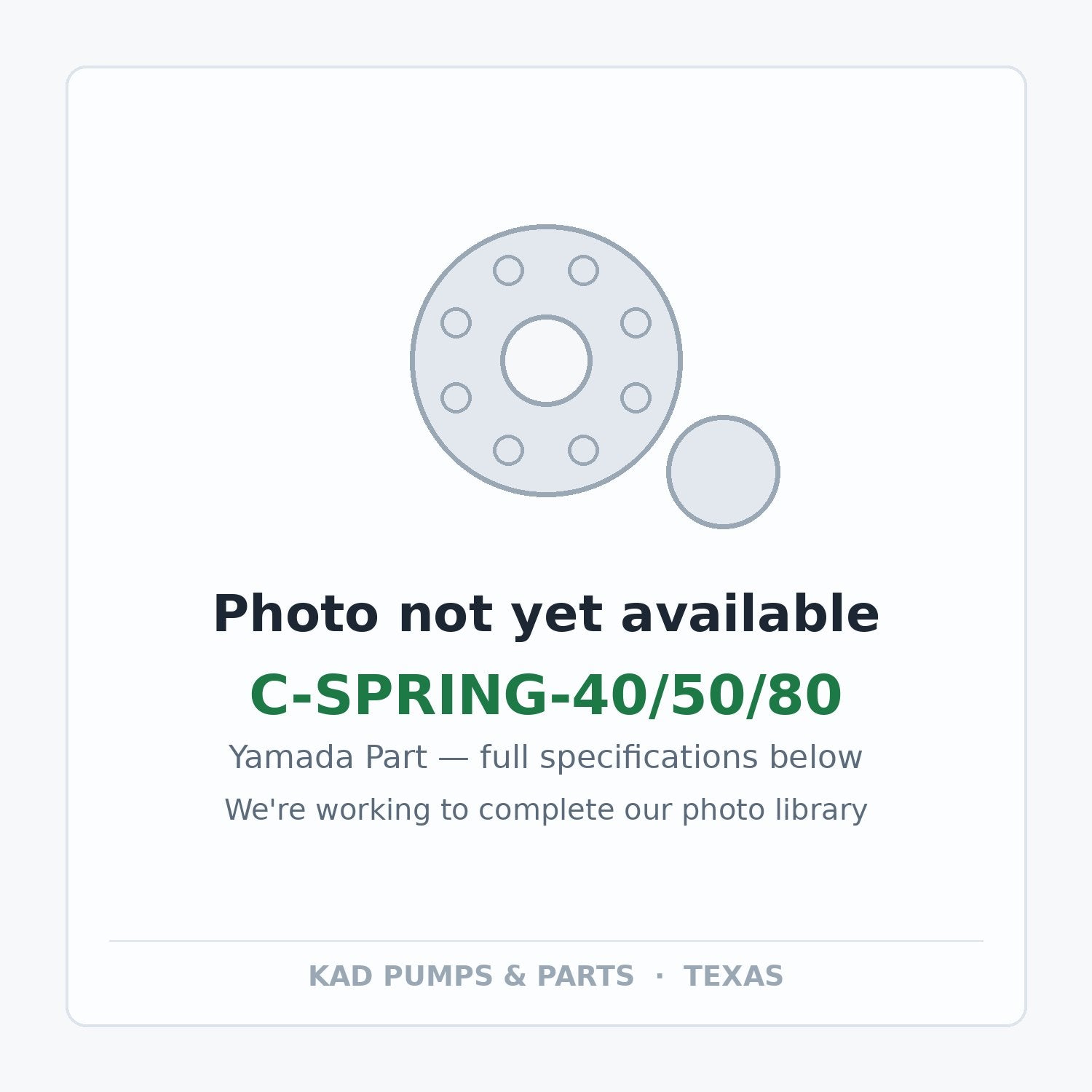KAD placeholder — C-SPRING-40/50/80