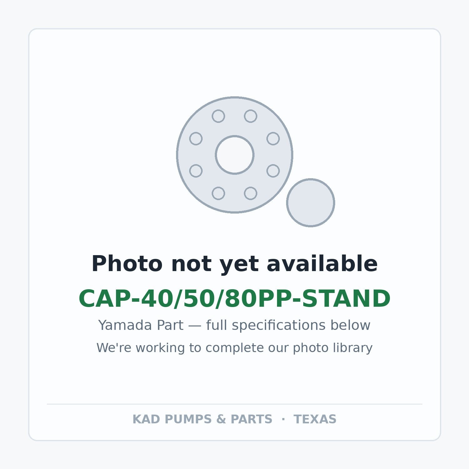 KAD placeholder — CAP-40/50/80PP-STAND