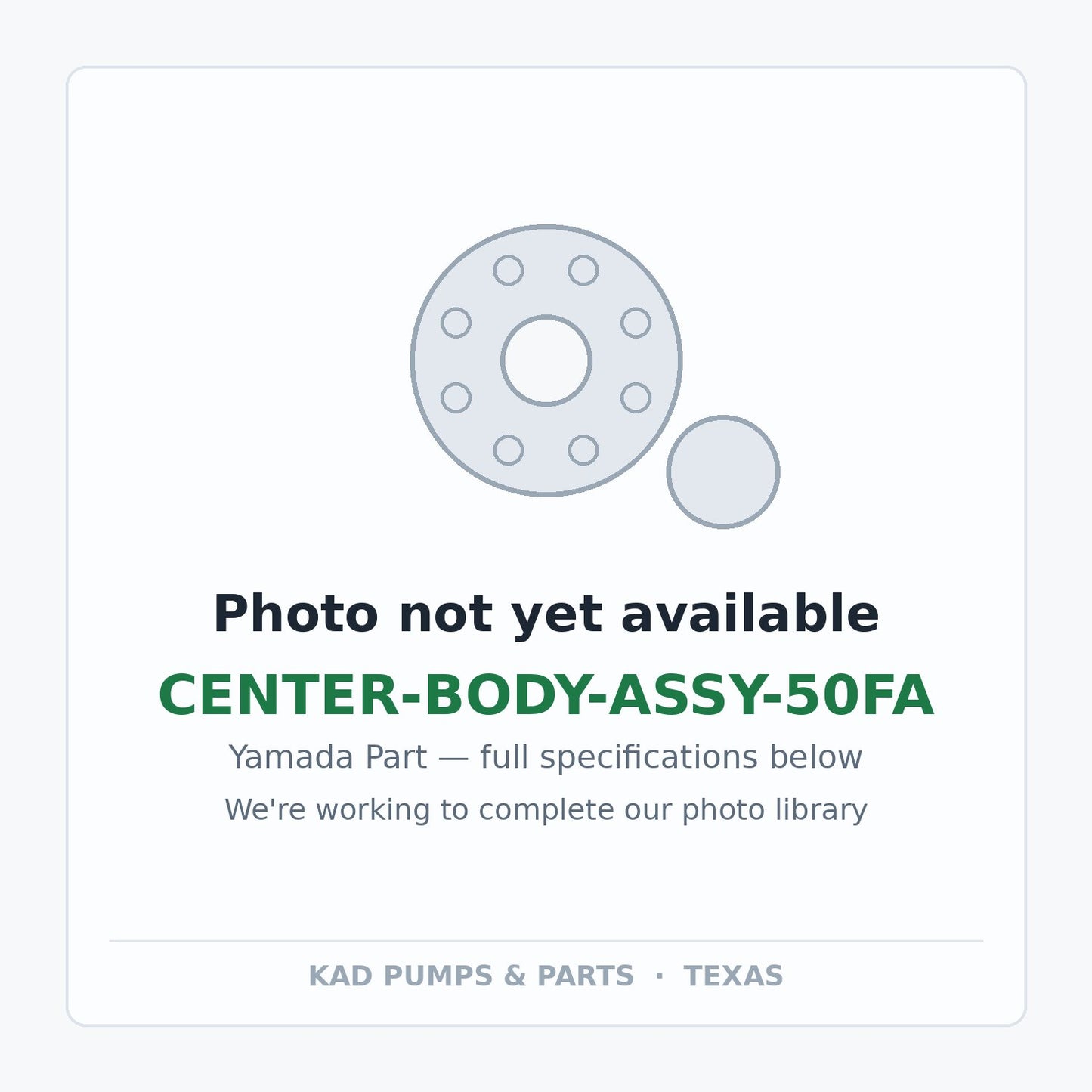 KAD placeholder — CENTER-BODY-ASSY-50FA
