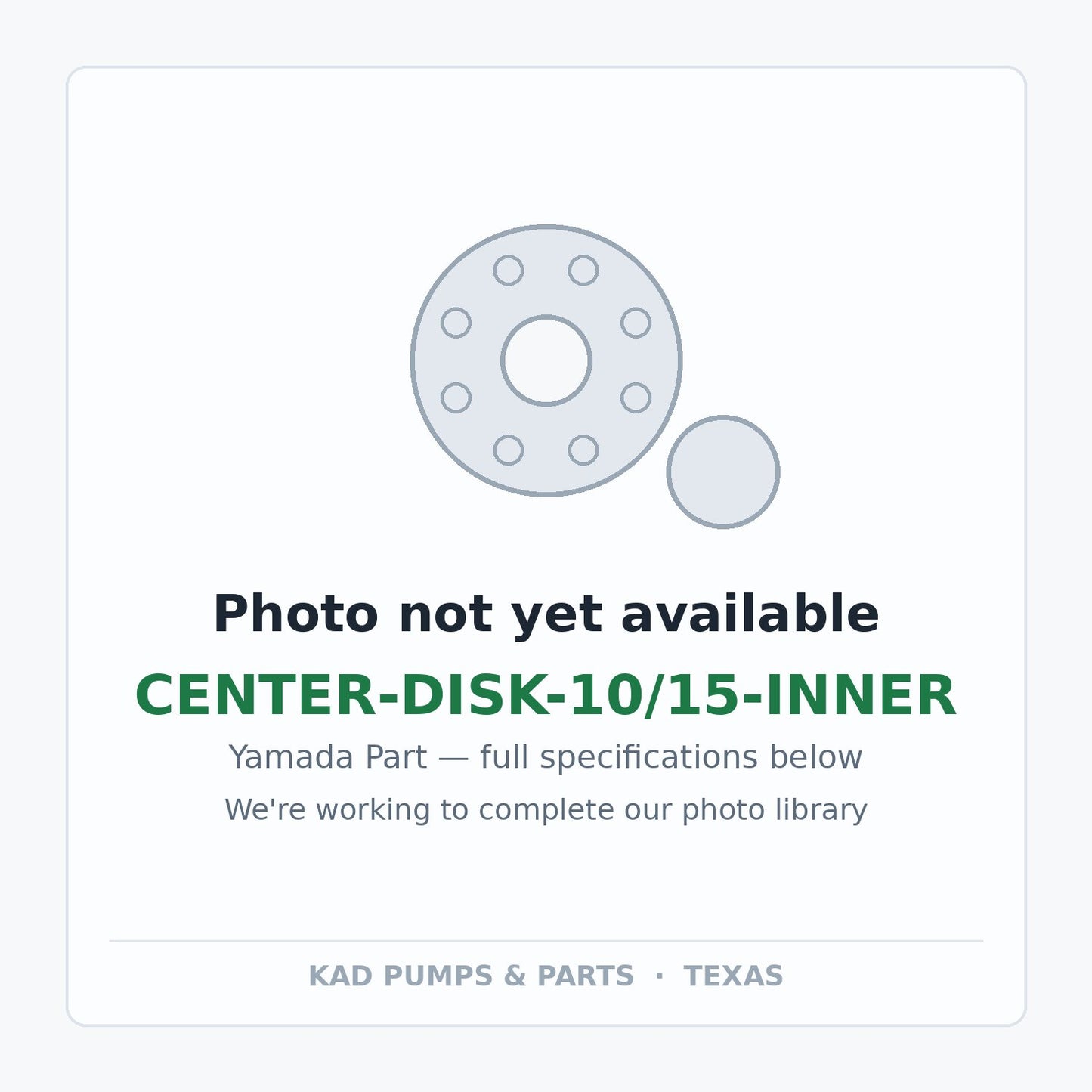 KAD placeholder — CENTER-DISK-10/15-INNER
