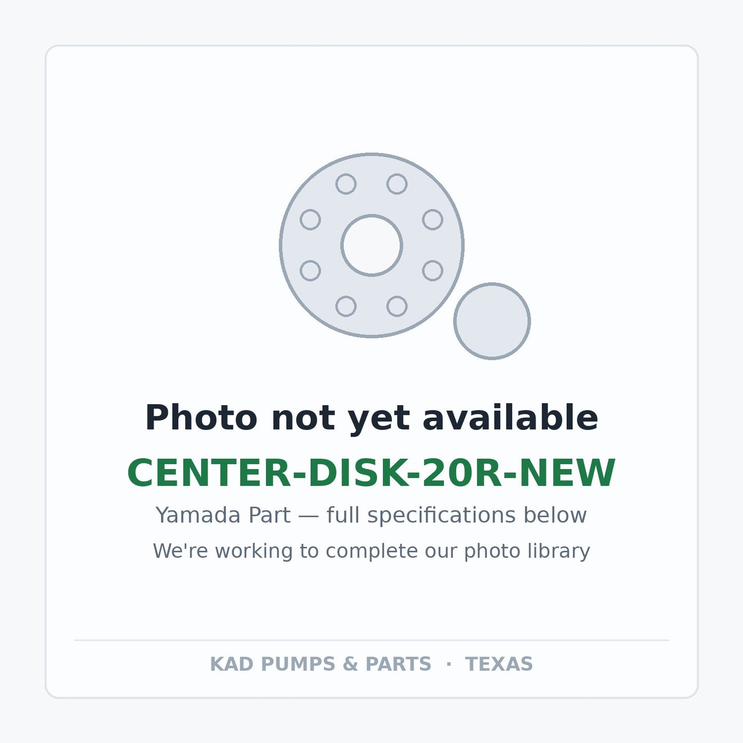 KAD placeholder — CENTER-DISK-20R-NEW