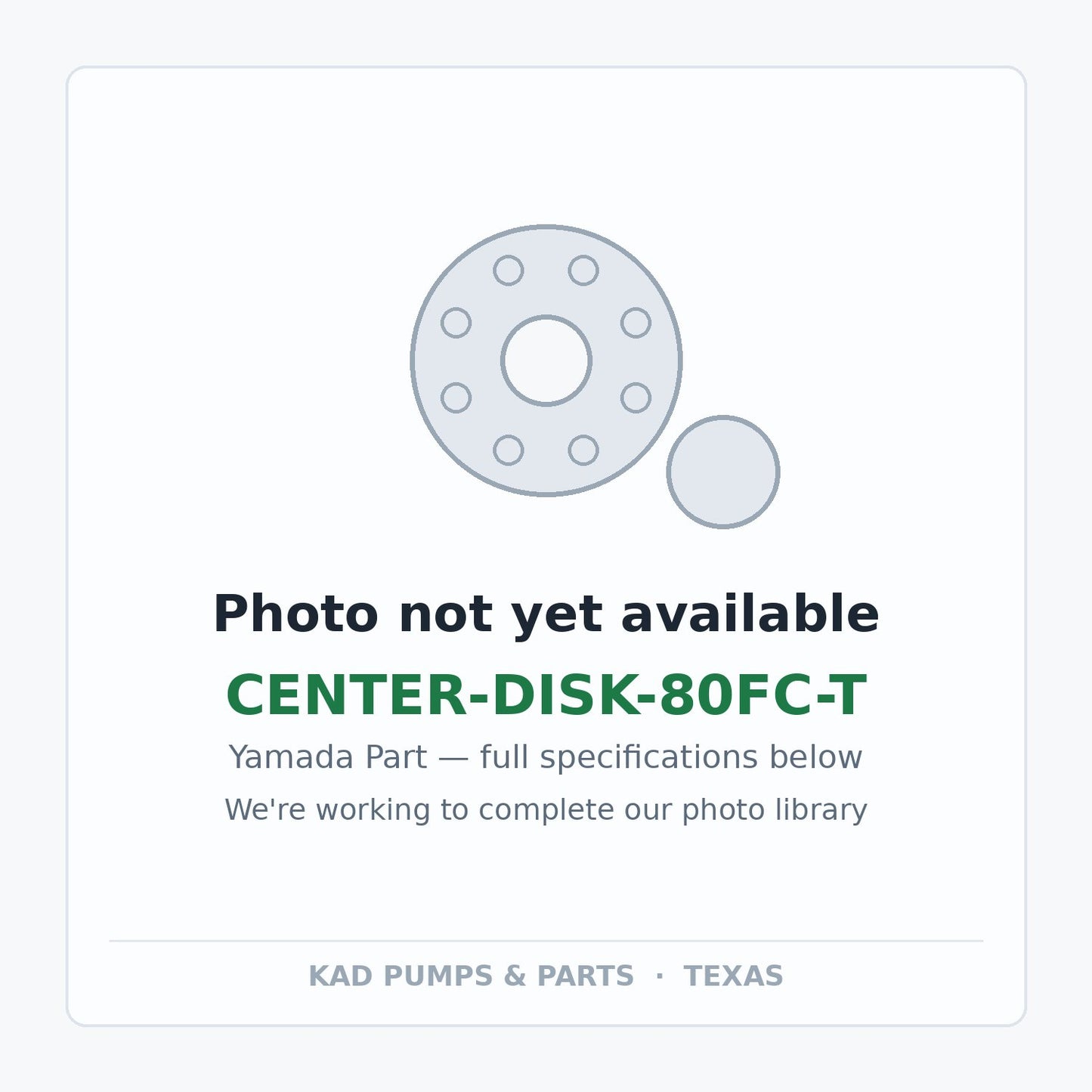 KAD placeholder — CENTER-DISK-80FC-T