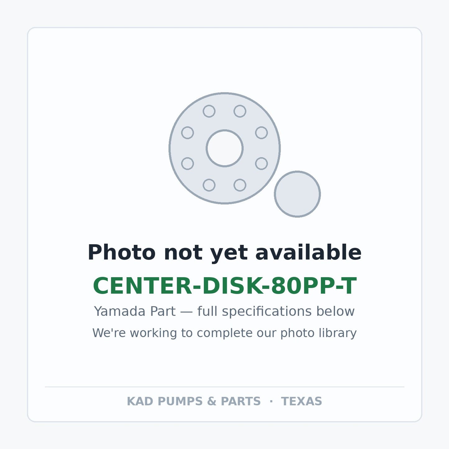 KAD placeholder — CENTER-DISK-80PP-T