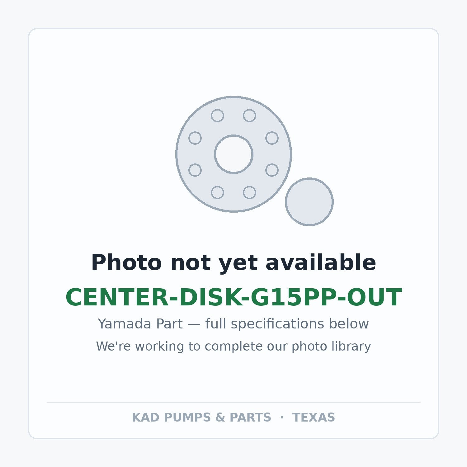 KAD placeholder — CENTER-DISK-G15PP-OUT