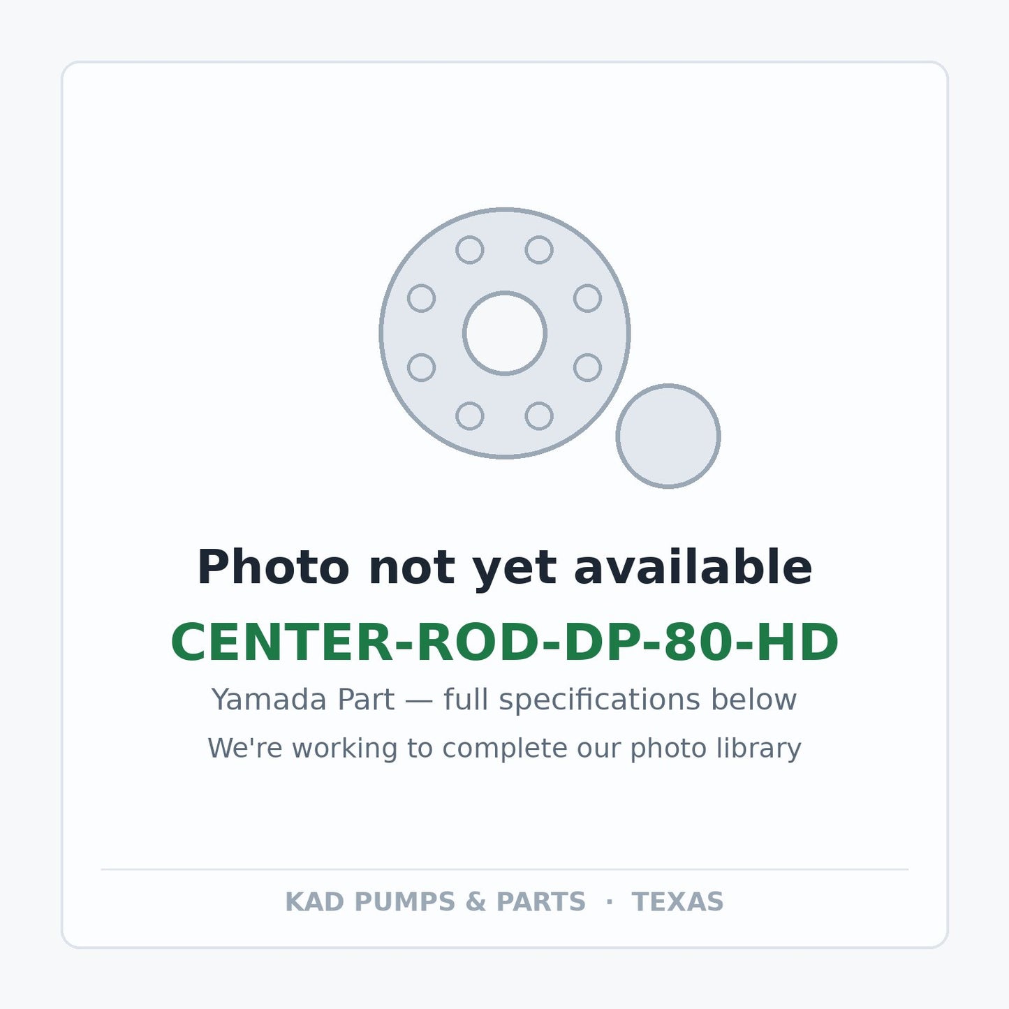 KAD placeholder — CENTER-ROD-DP-80-HD