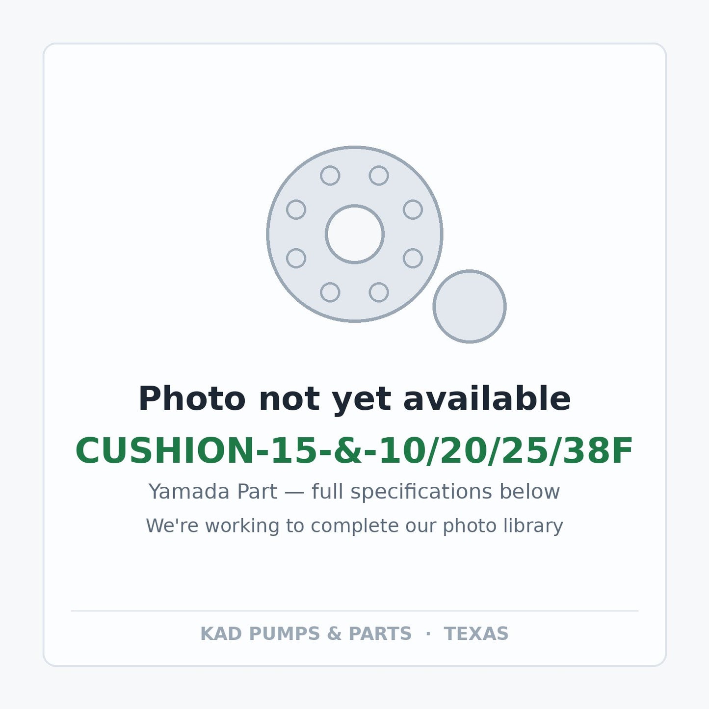 KAD placeholder — CUSHION-15-&-10/20/25/38F