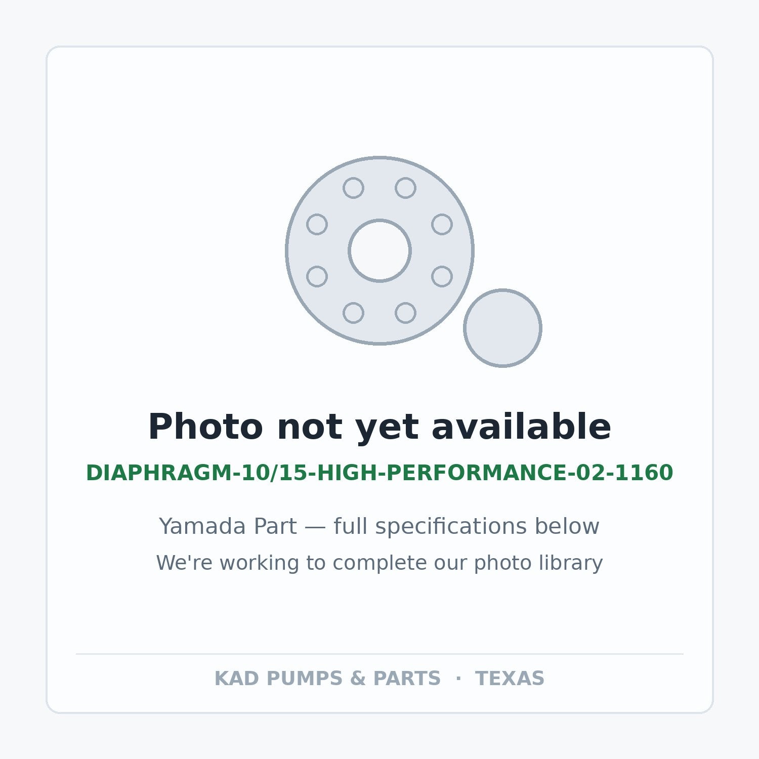 KAD placeholder — DIAPHRAGM-10/15-HIGH-PERFORMANCE-02-1160