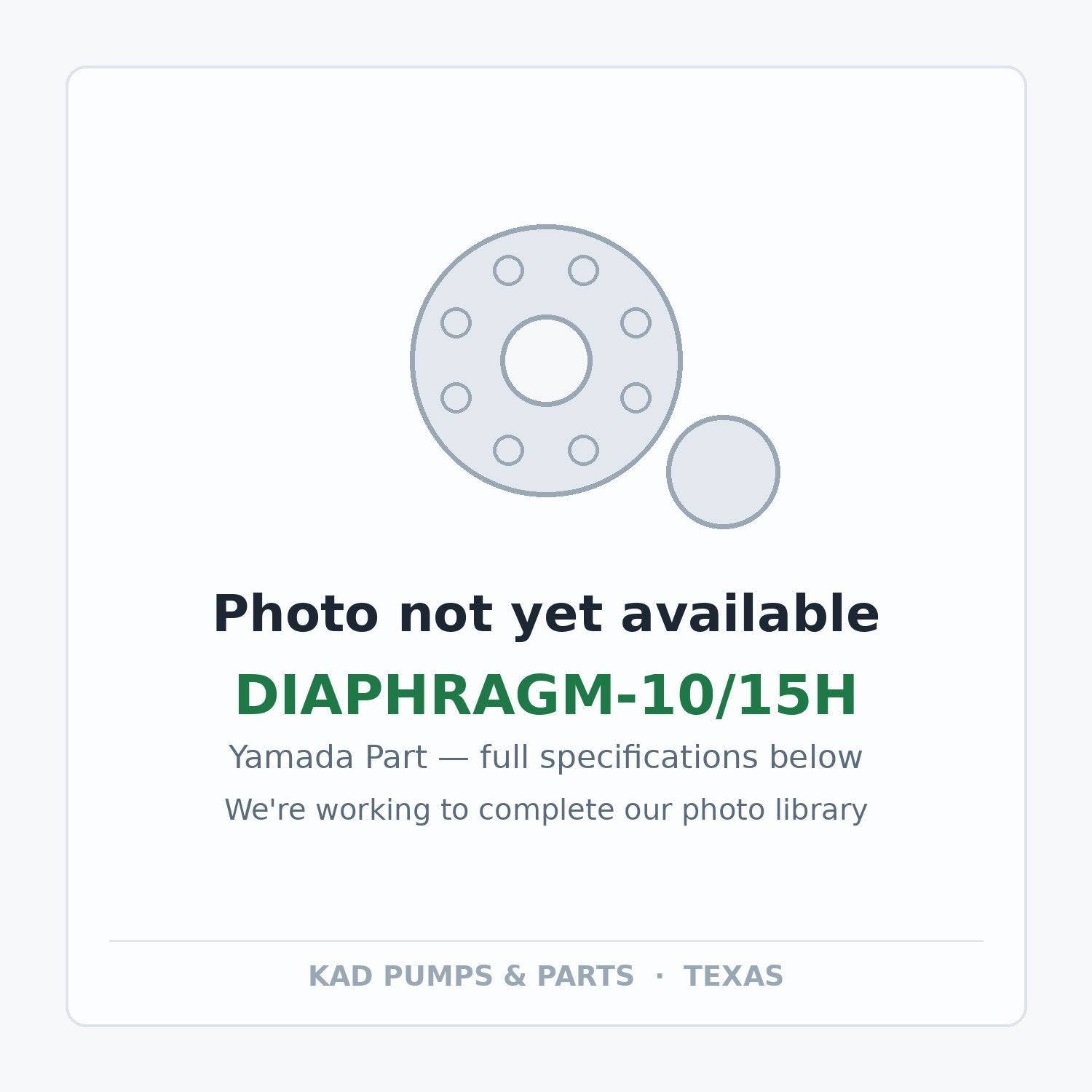 KAD placeholder — DIAPHRAGM-10/15H
