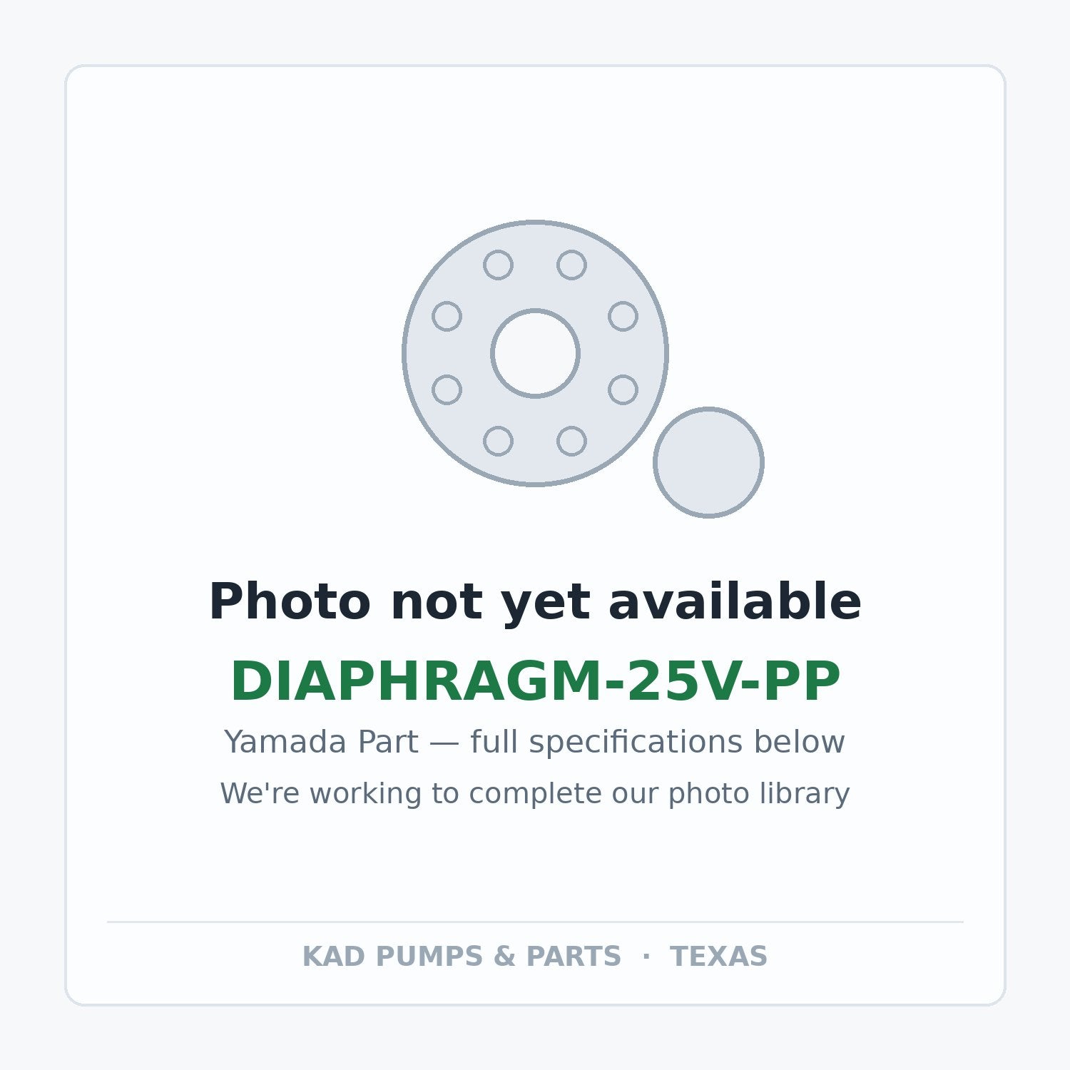 KAD placeholder — DIAPHRAGM-25V-PP