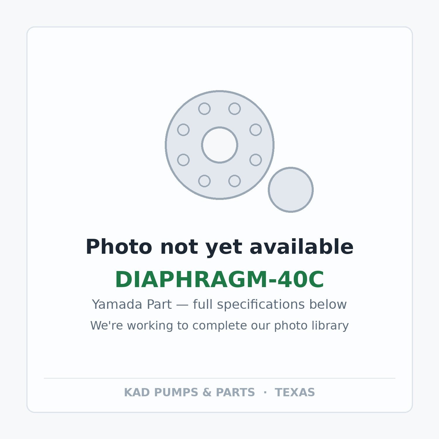 KAD placeholder — DIAPHRAGM-40C