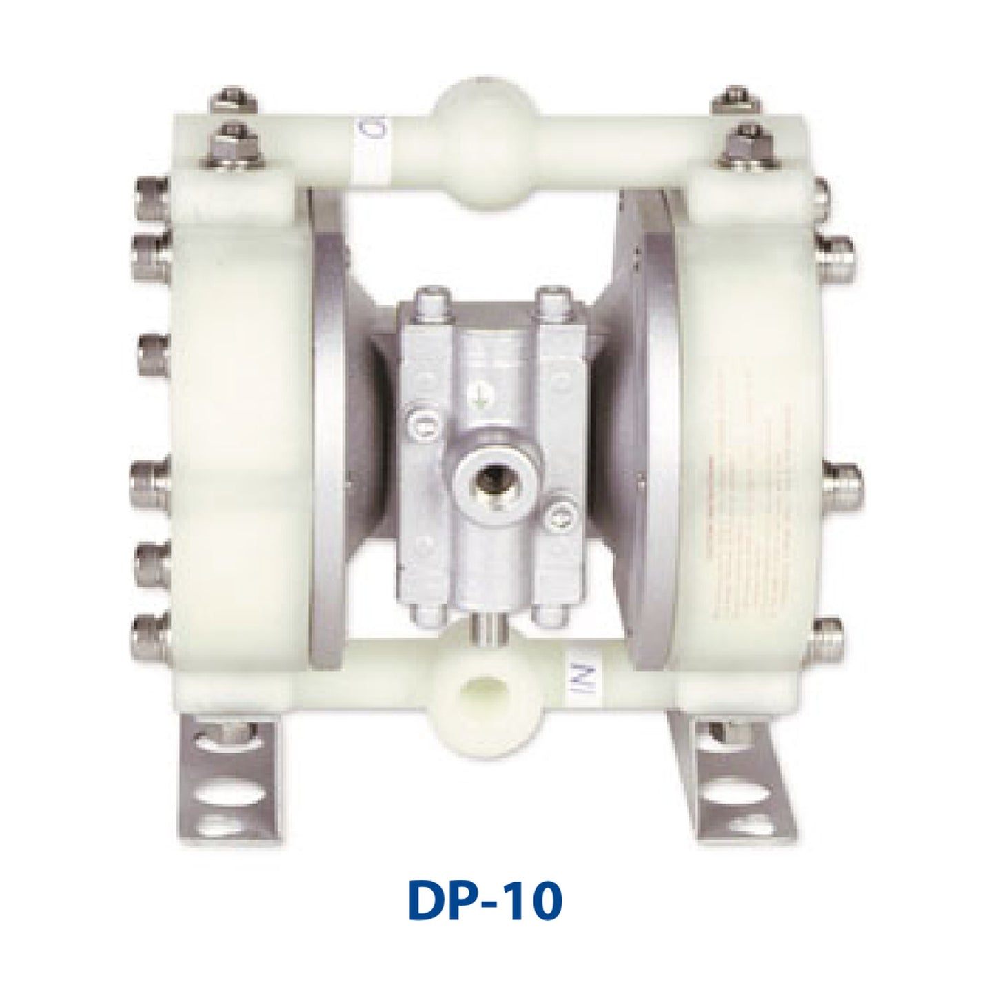 Yamada DP-10BPC — 3/8" Polypropylene Diaphragm Pump, Neoprene Diaphragm