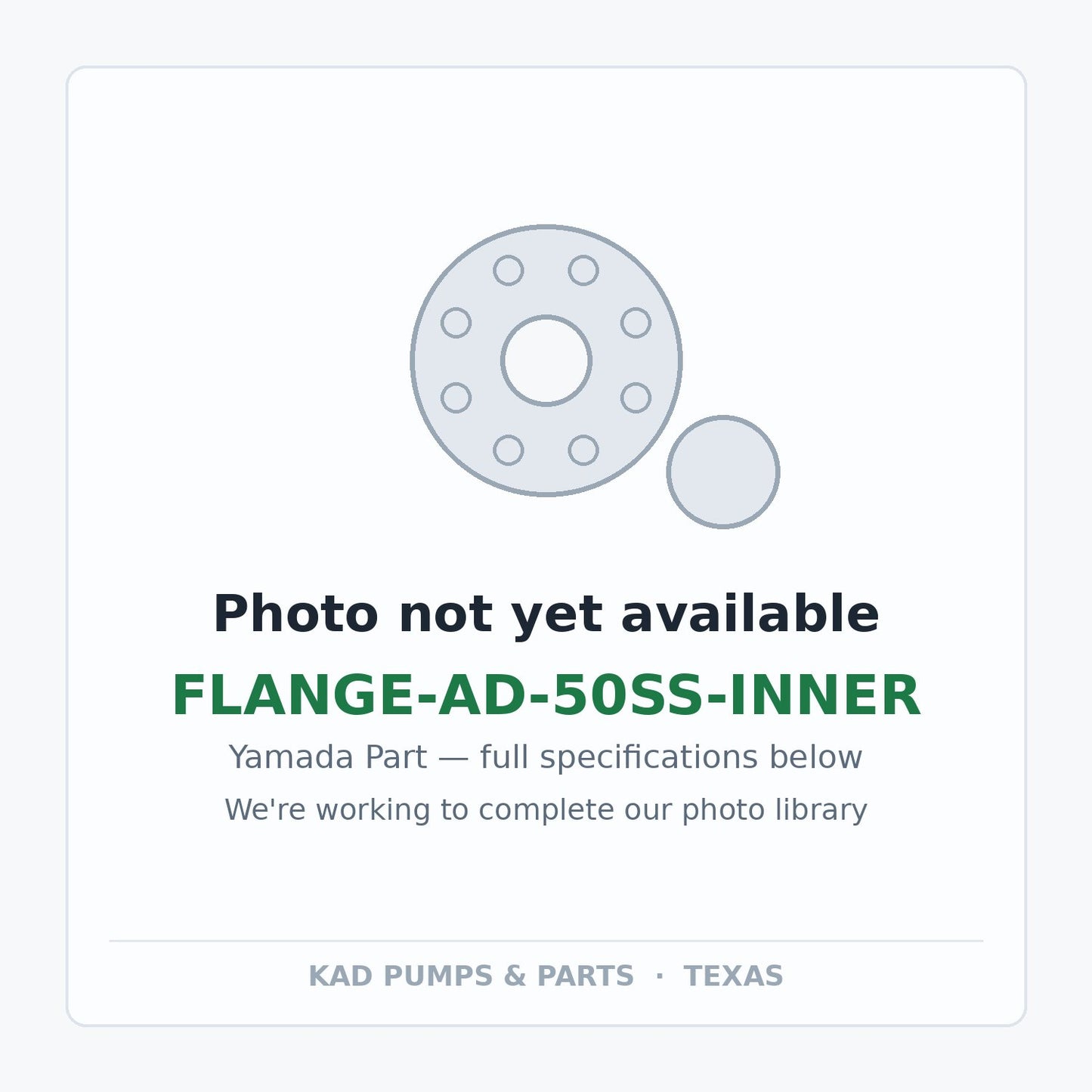 KAD placeholder — FLANGE-AD-50SS-INNER